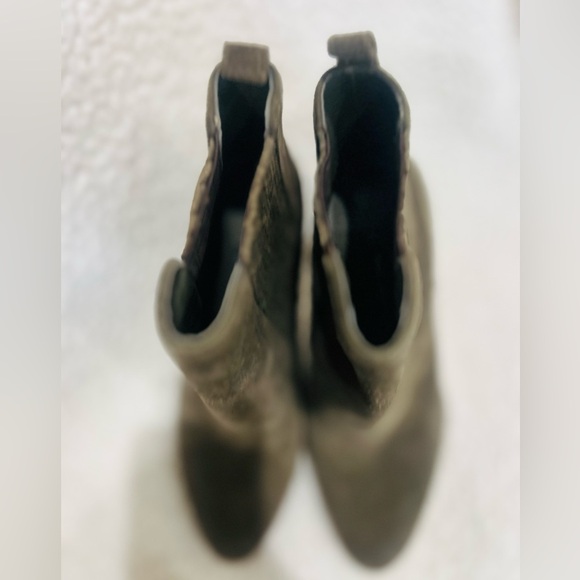 Nine West Women's Crimson Suede Ankle Boot, Dark Green, 8.5 M US - Picture 13 of 13